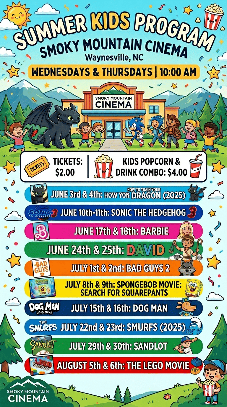 Summer Kids Movie Series