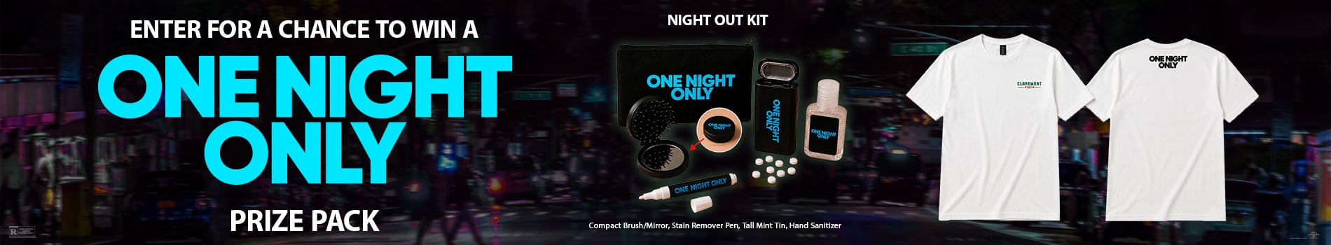 One Night Only Prize Pack Contest