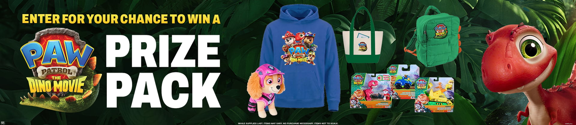 Paw Patrol: The Dino Movie Prize Pack Contest