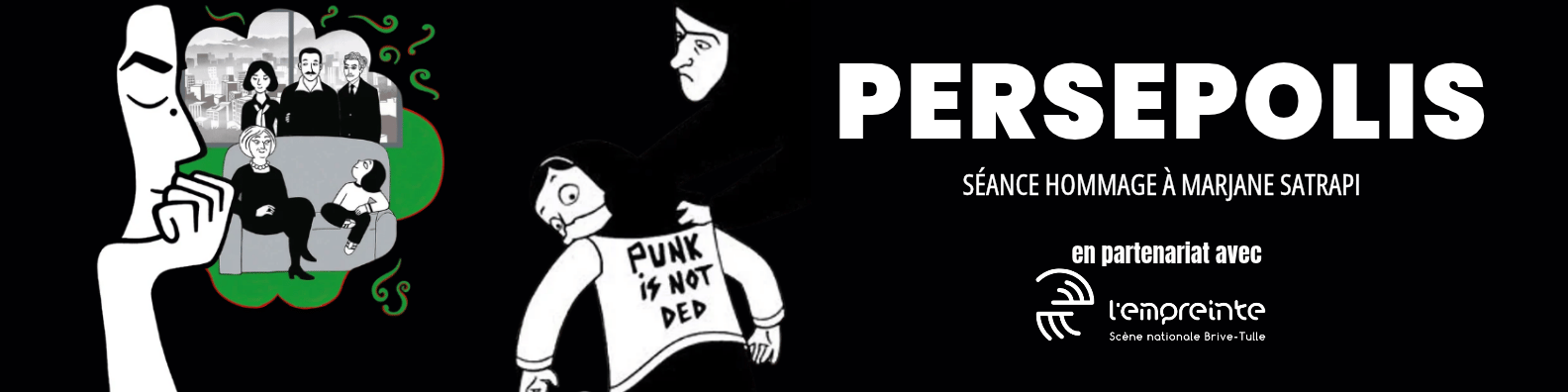 Visuel avant-première séance spéciale Persepolis bannière