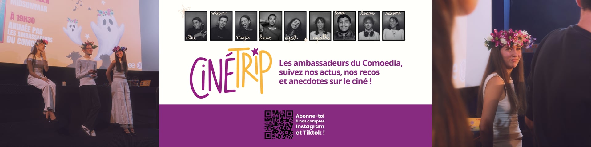Nos neuf ambassadeurs 15-25 ans