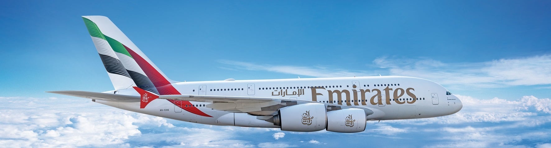 Emirates Plane Banner