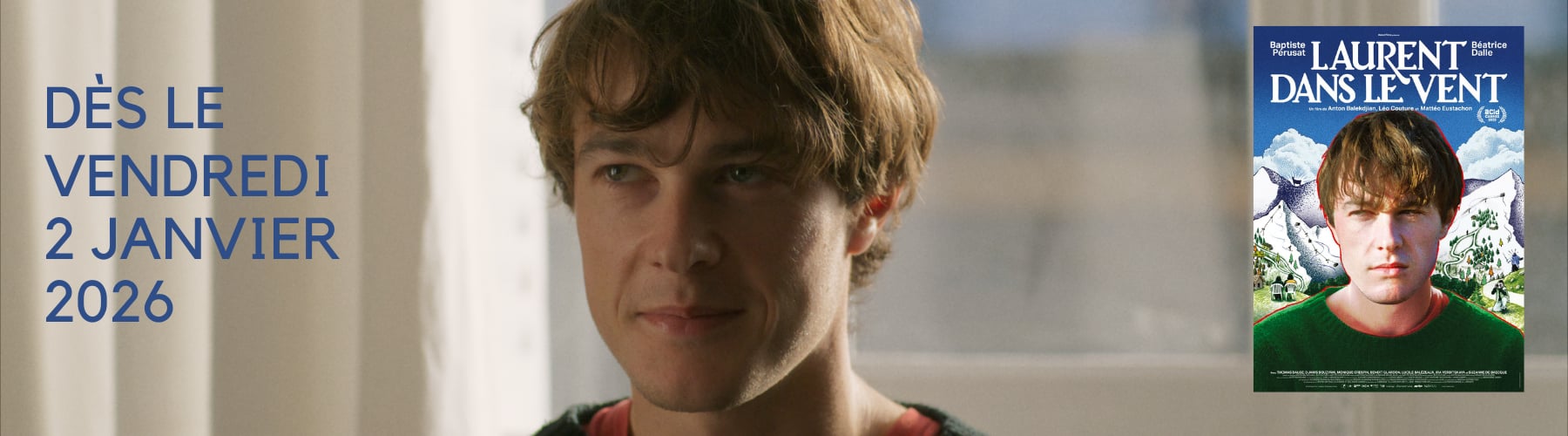 Laurent dans le vent en sortie nationale