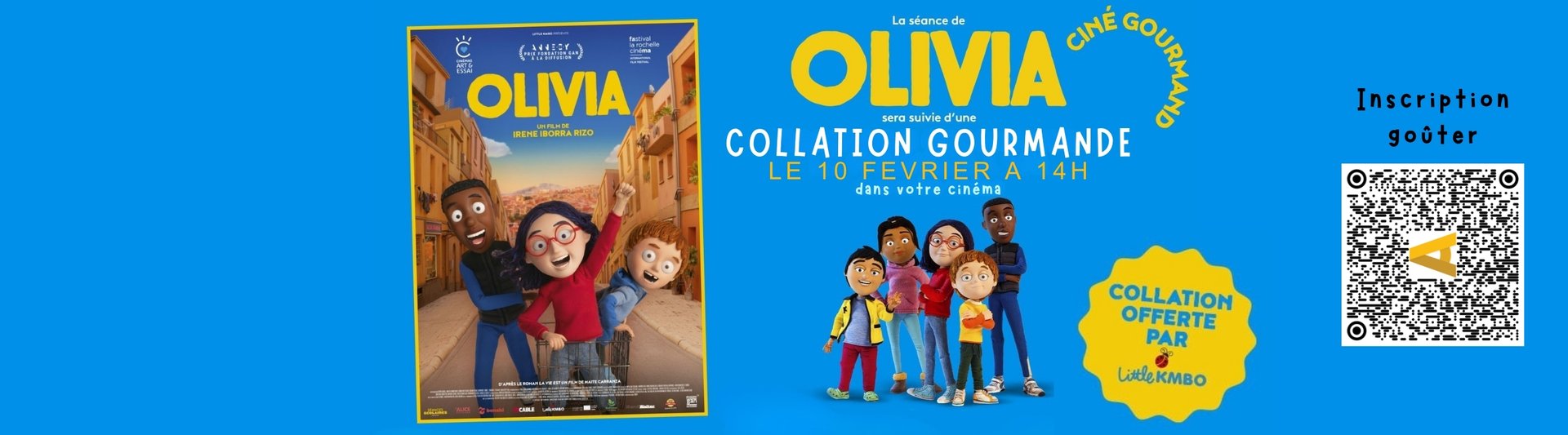 Ciné-goûter Olivia