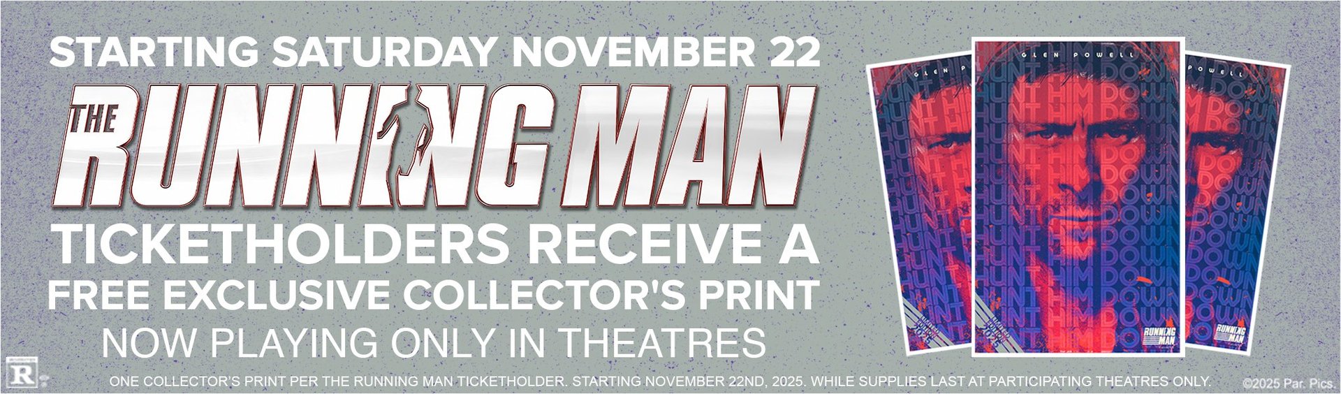 The Running Man Collectors Print