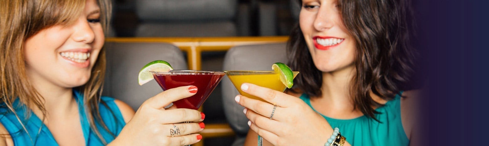 Enjoy a signature cocktail while you watch the movie