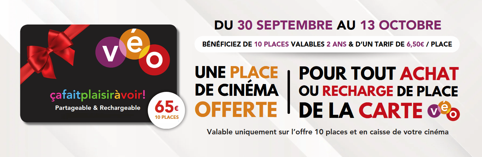 Offre du 30 septembre au 13 octobre