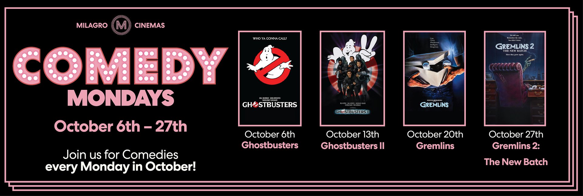 RomCom Mondays Banner