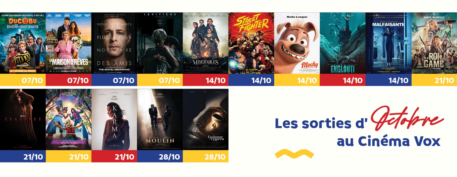 Sorties du mois