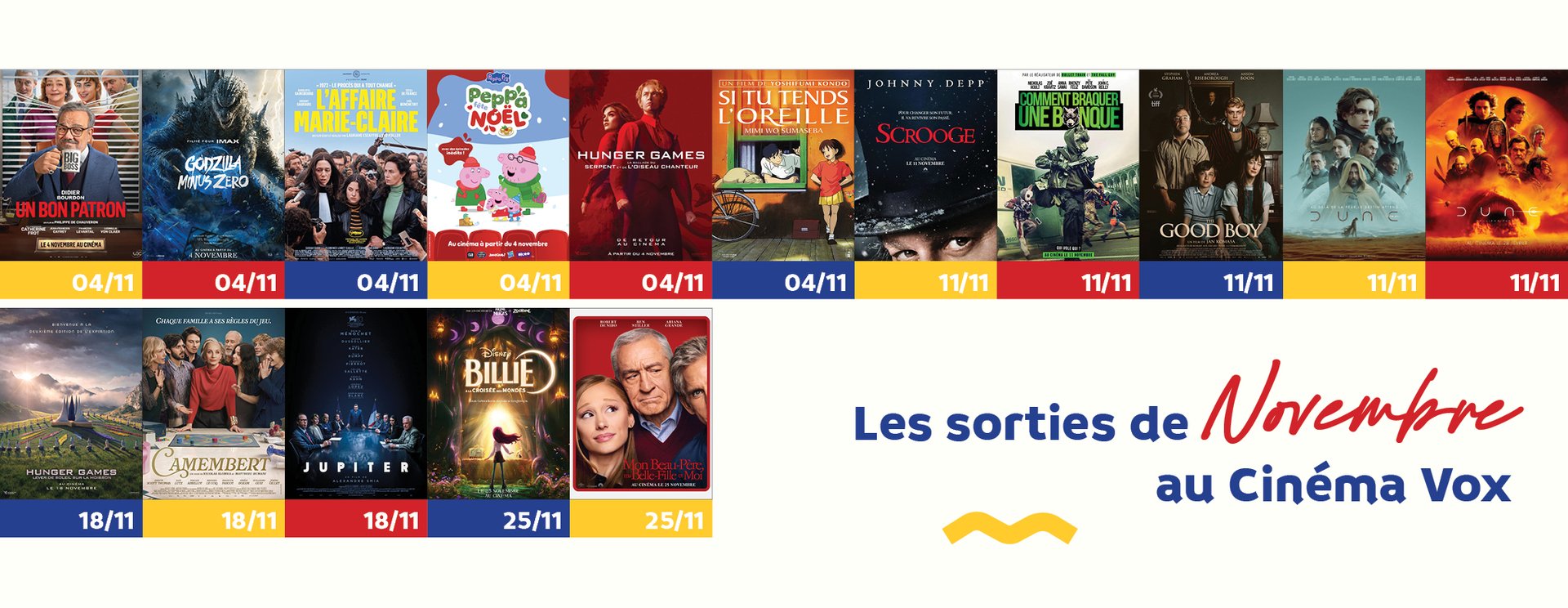 Sorties du mois