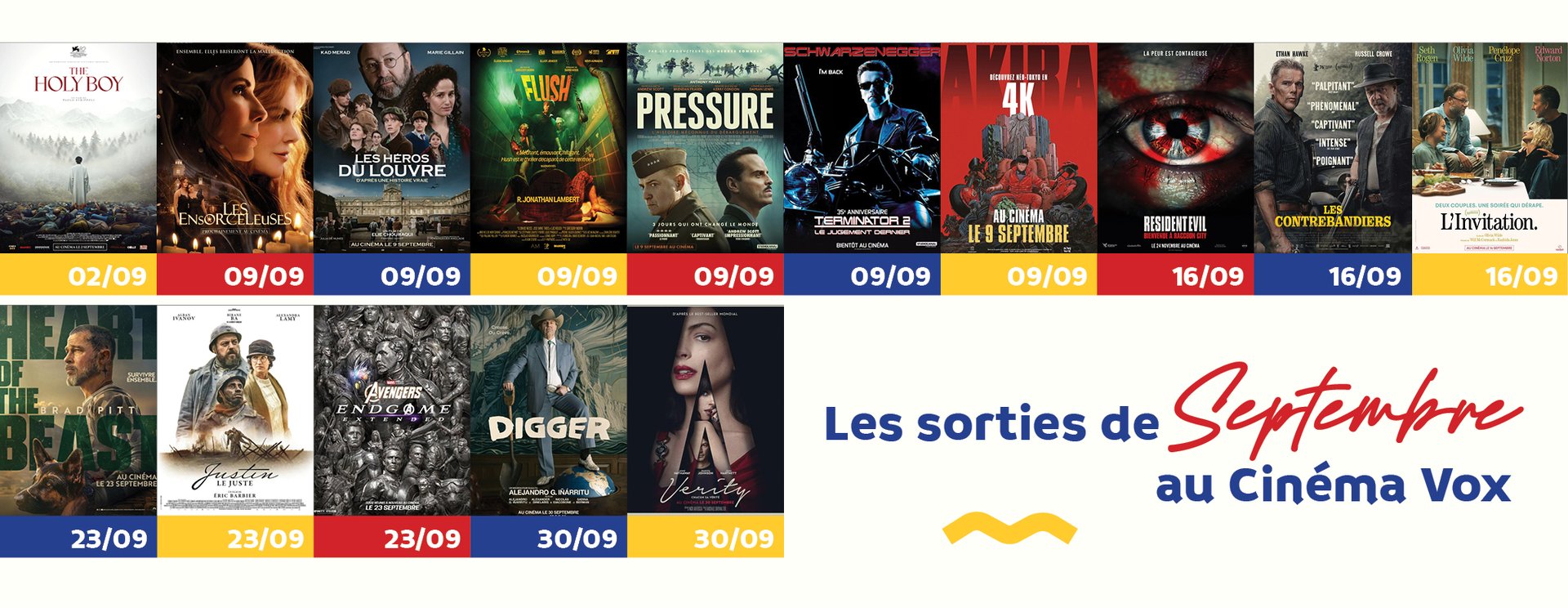 Sorties du mois