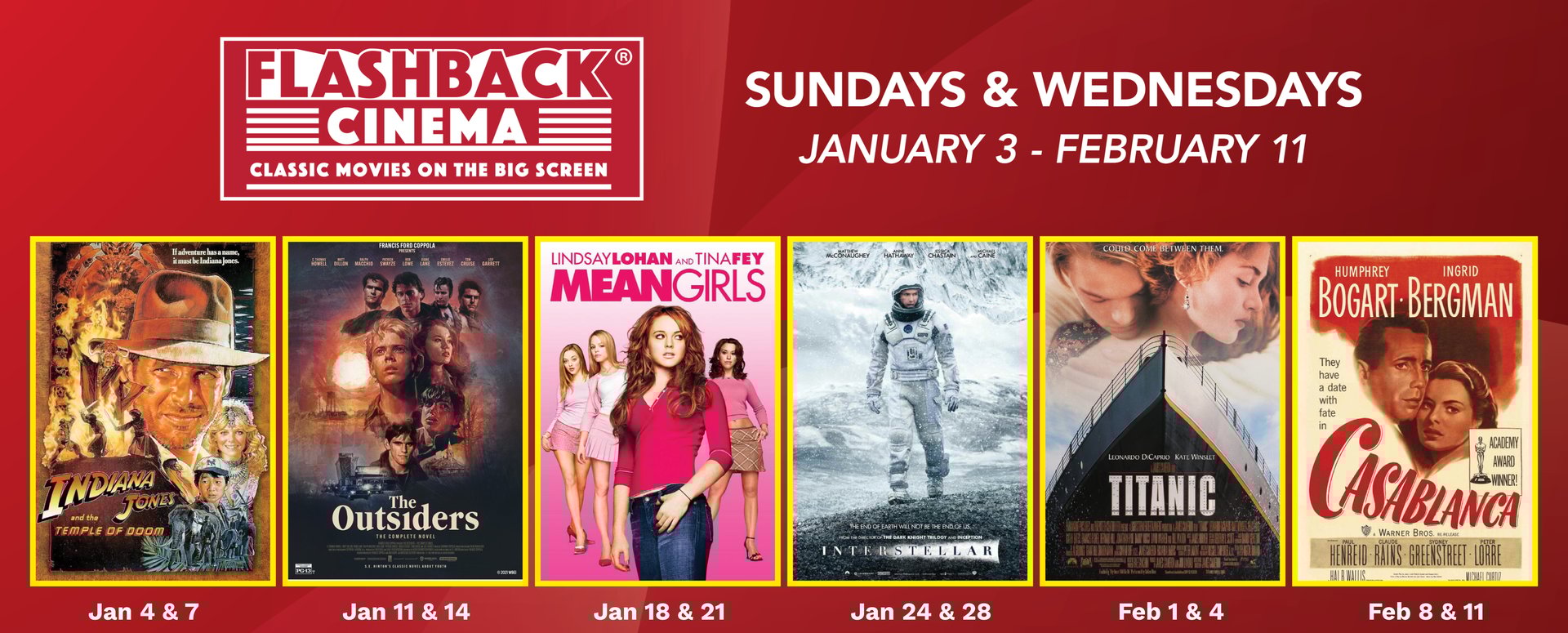 Flashback Cinema September - October