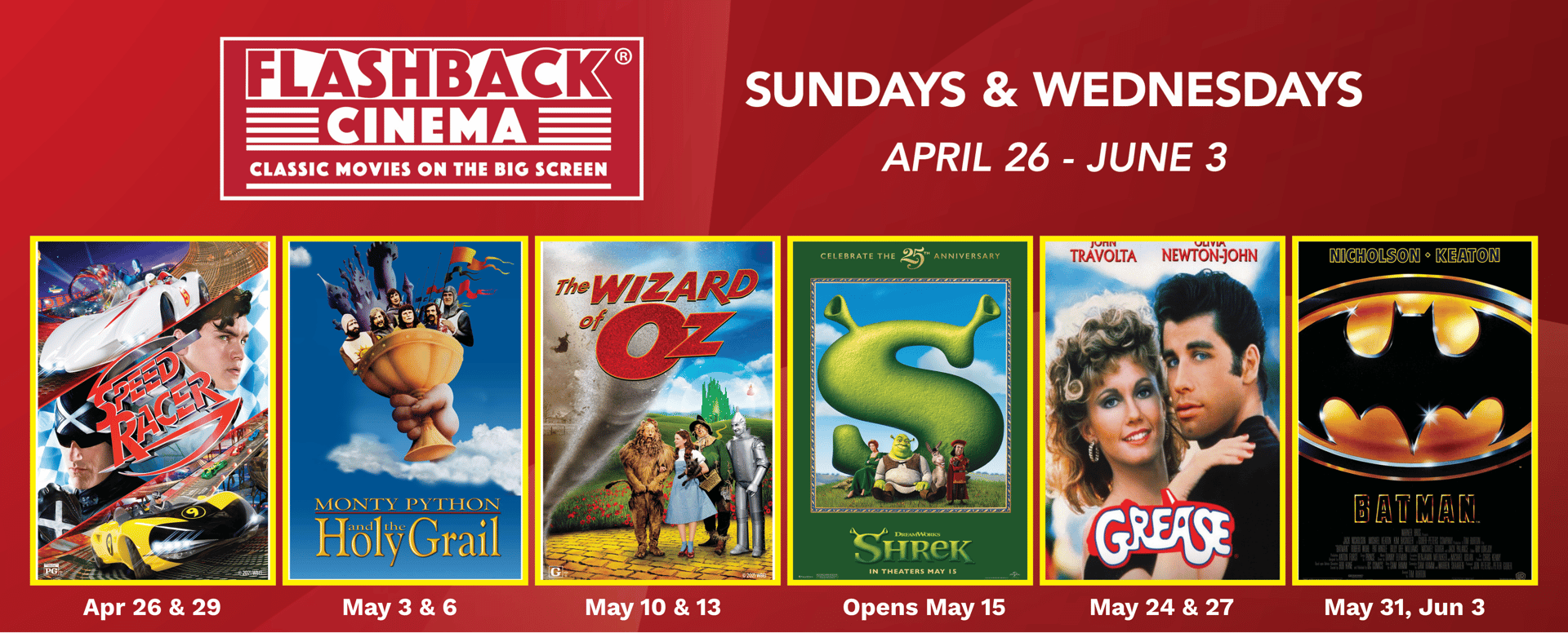 Flashback Cinema May