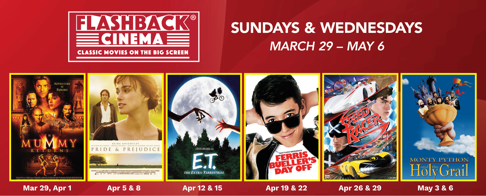 Flashback Cinema March-April