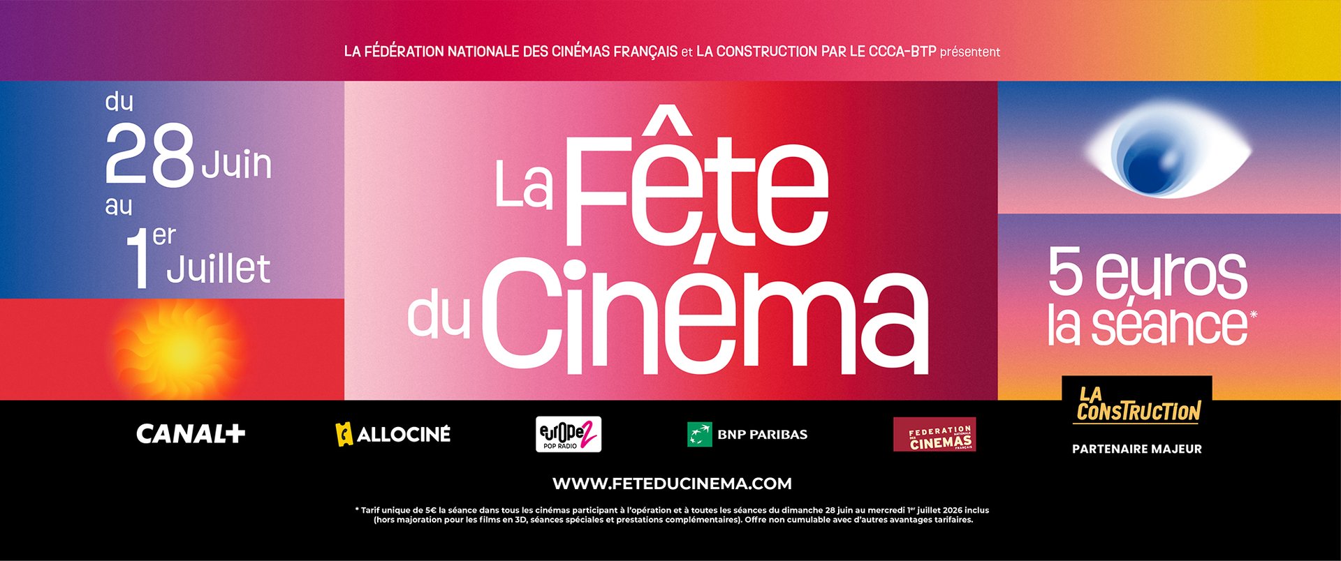 LA FÊTE DU CINÉMA 2026
