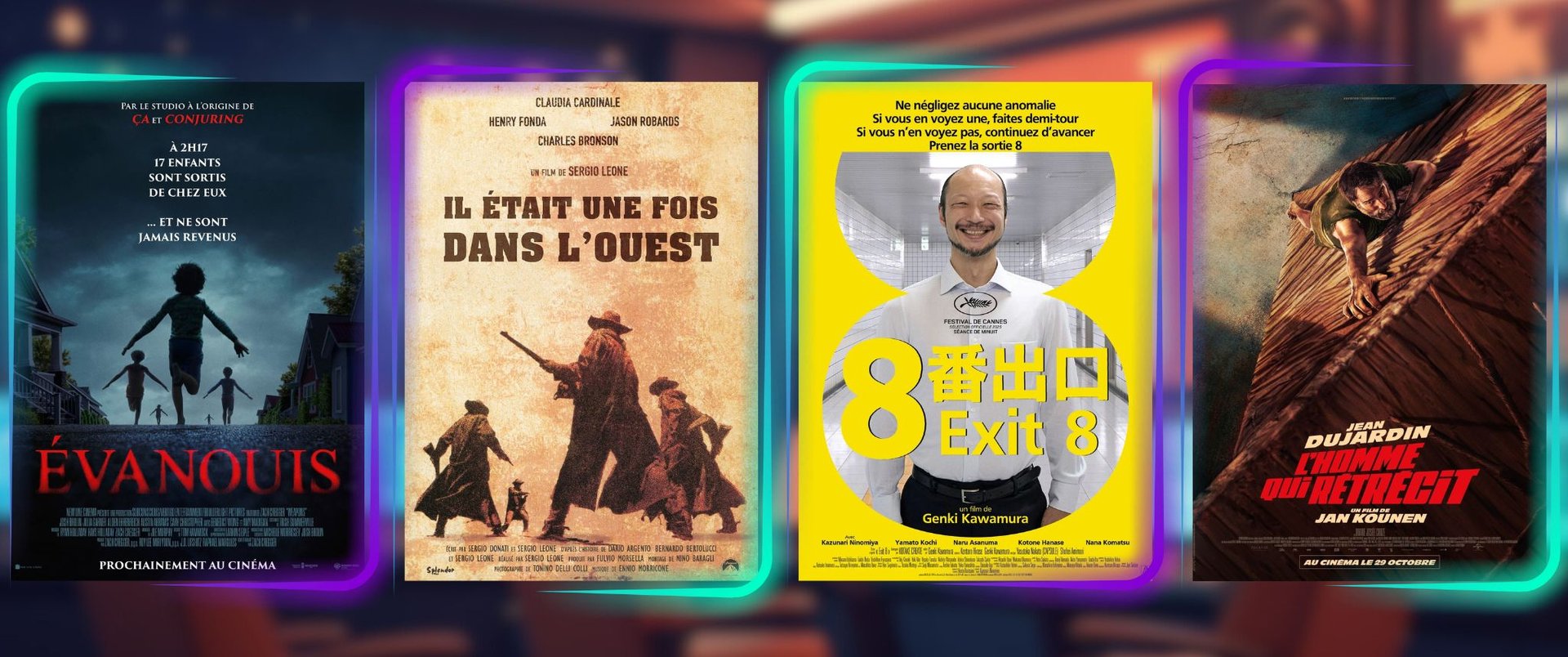 Affiches des films pour séances Player One août-septembre-octobre-novembre