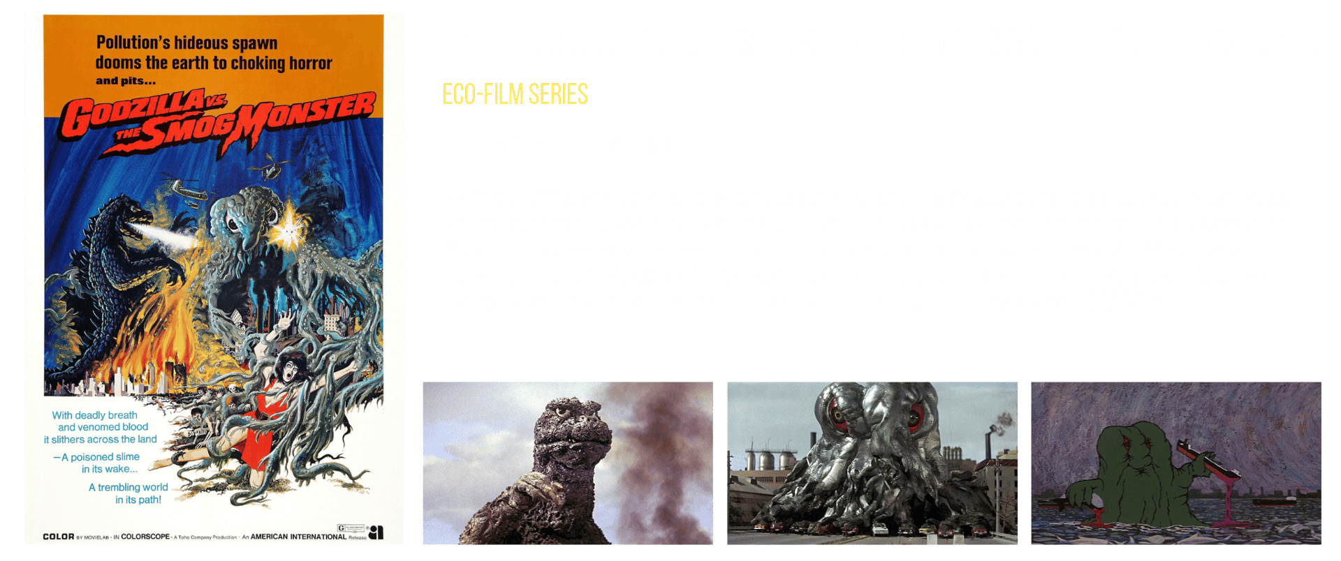 Godzilla vs The Smog Monster