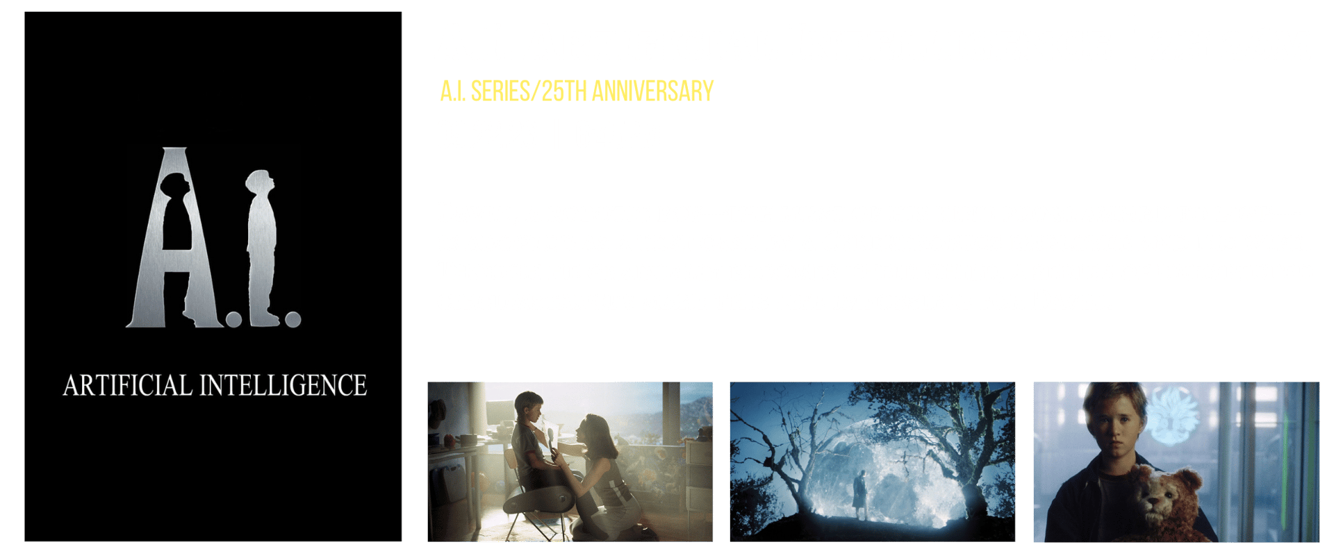 A.I. Artificial Intelligence