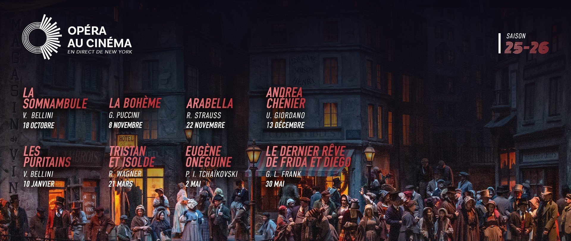 METROPOLITAN OPERA - SAISON 2025 / 2026