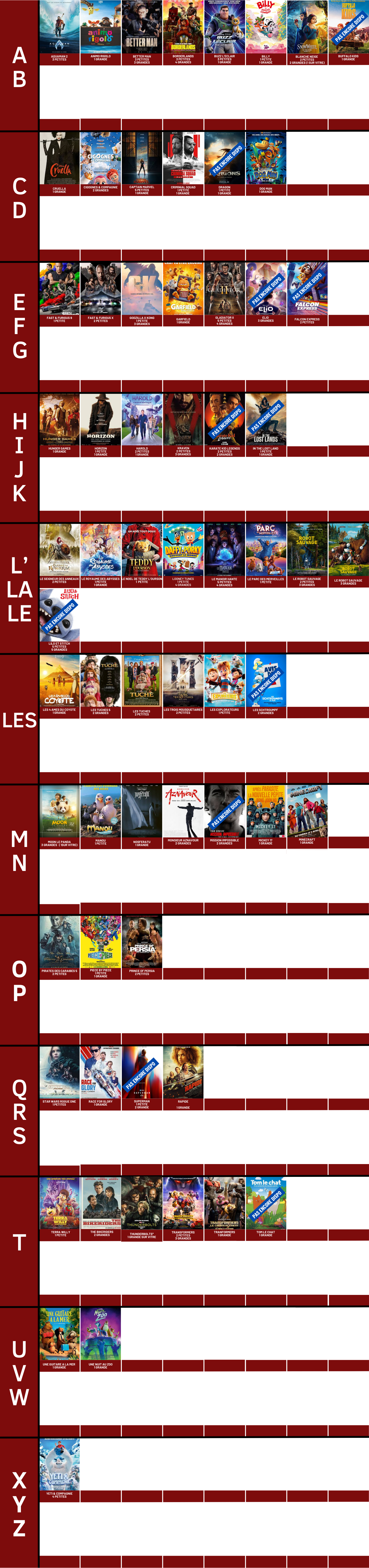 Affiche A-Z