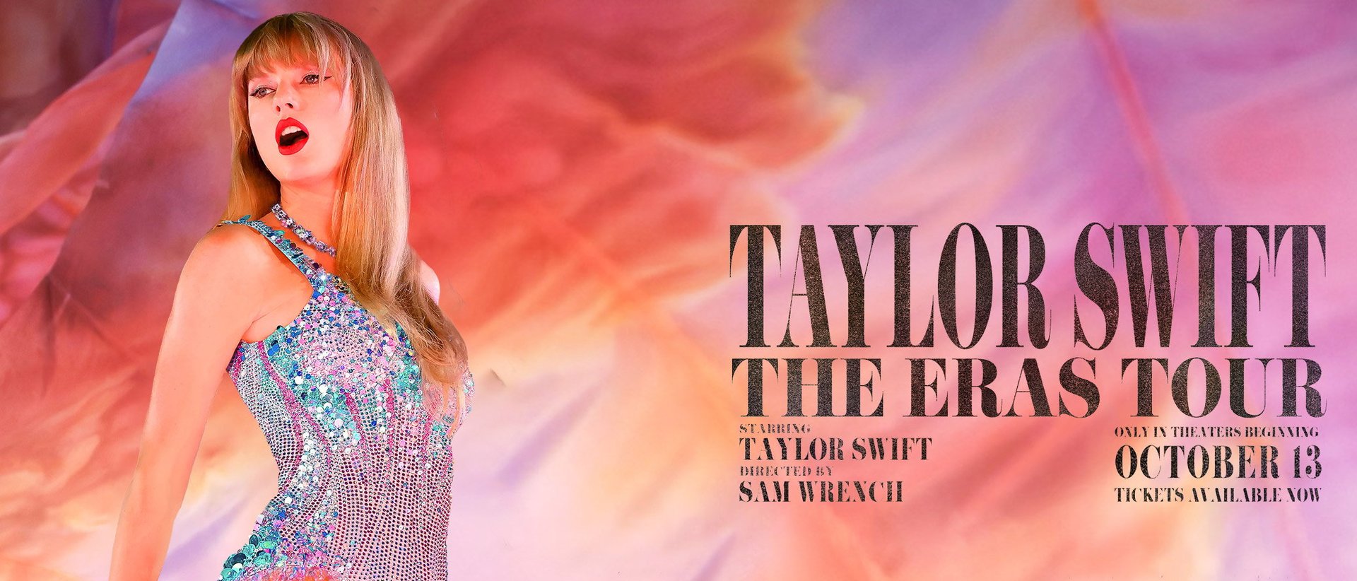 It's been a long time coming, but the TAYLOR SWIFT | THE ERAS TOUR concert film lights up our screen starting 10/13 🫶  🎟️ PURCHASE PRE-SALE TICKETS HERE 🎟️