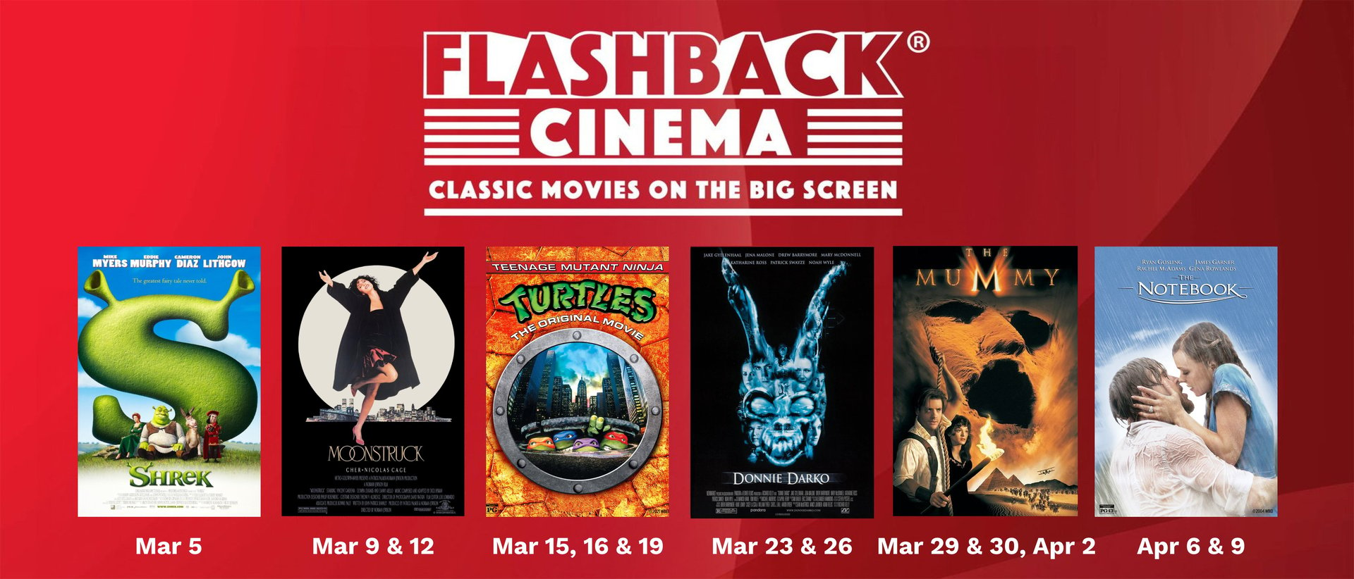 Flashback Cinema August- September