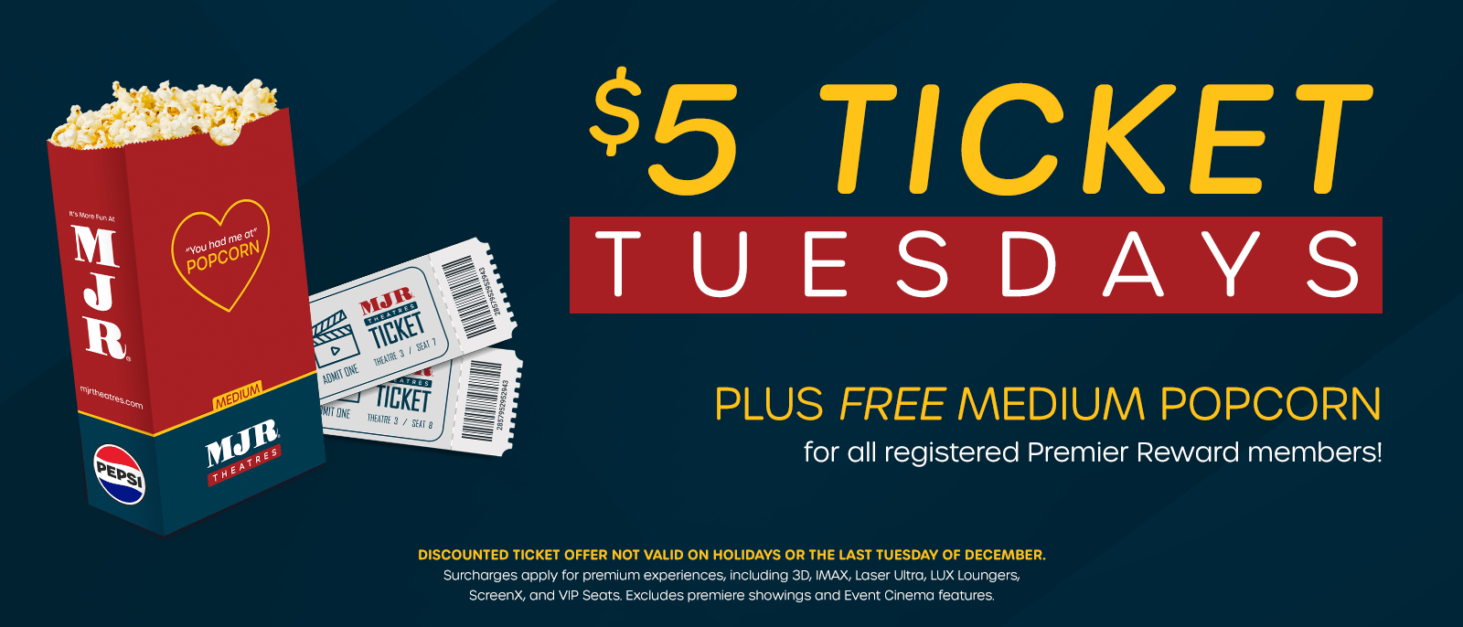 $5 Ticket Tuesday