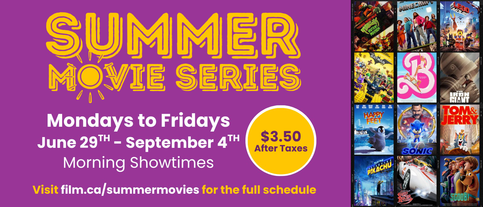 summer movie series banner