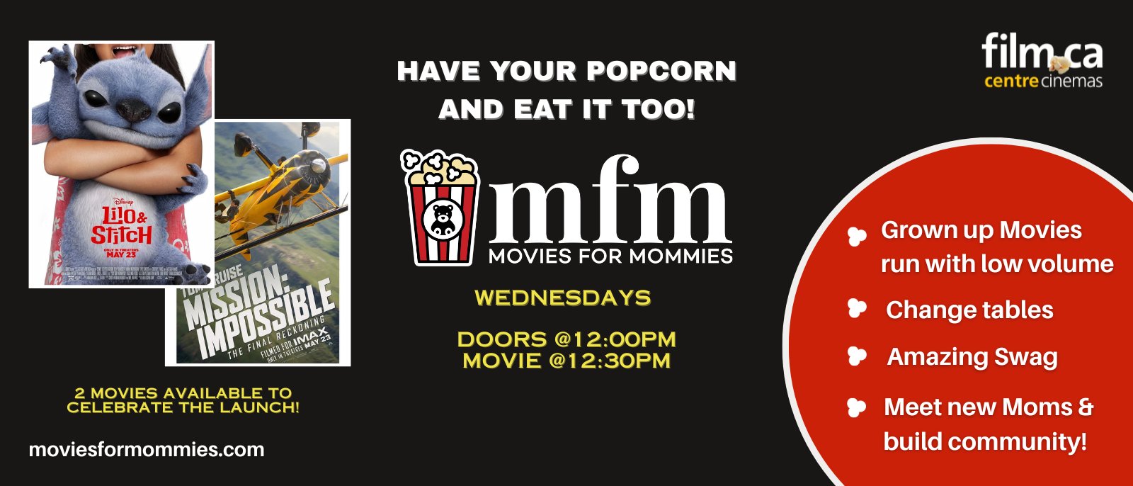 movies for mommies Trenton