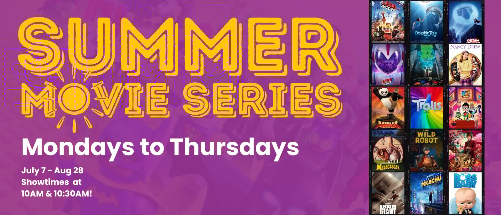 summer movie series banner