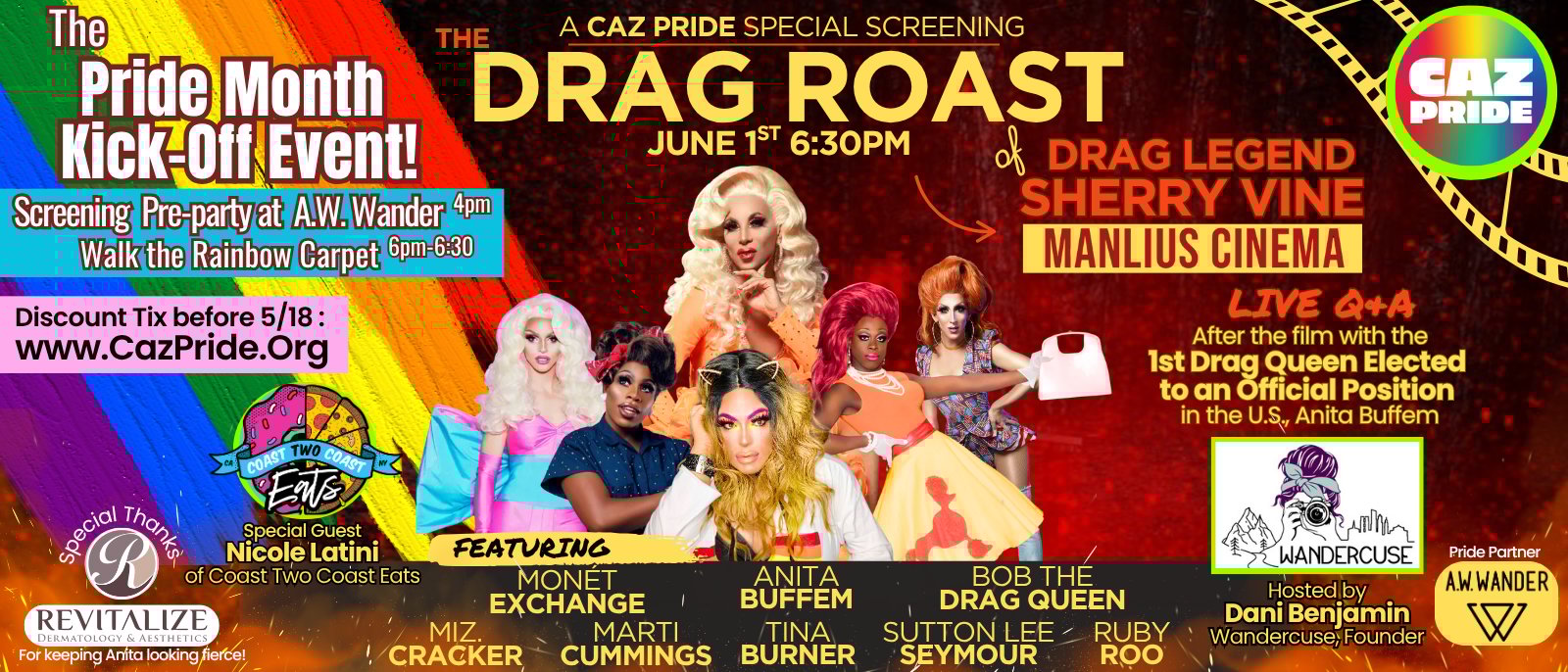 Drag Roast of Sherry Vine June 1st