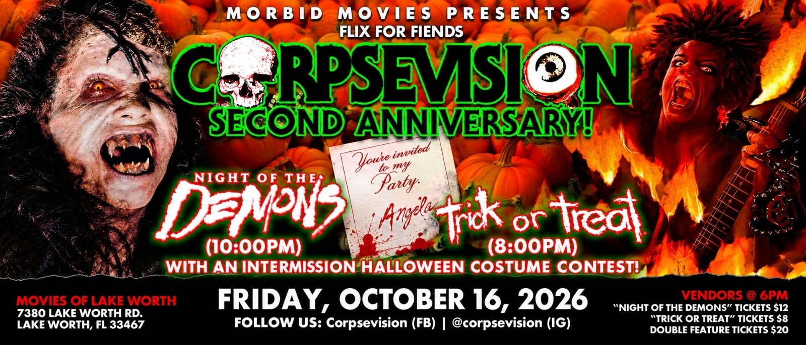 NIGHT OF THE DEMONS + TRICK OR TREAT