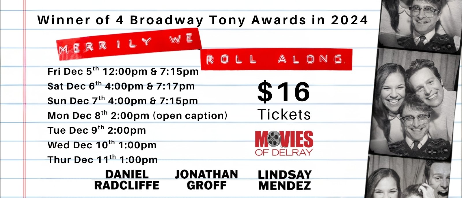 MERRILY WE ROLL ALONG