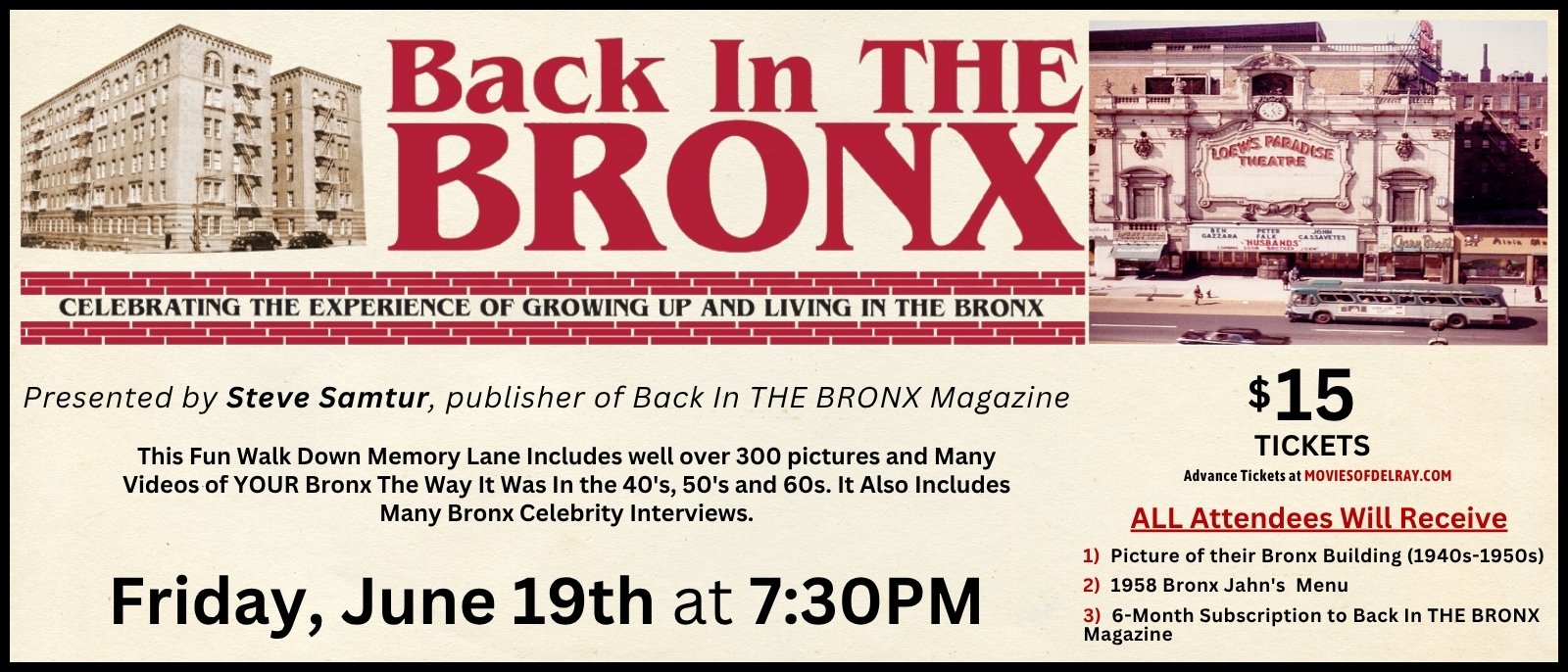 BACK IN THE BRONX
