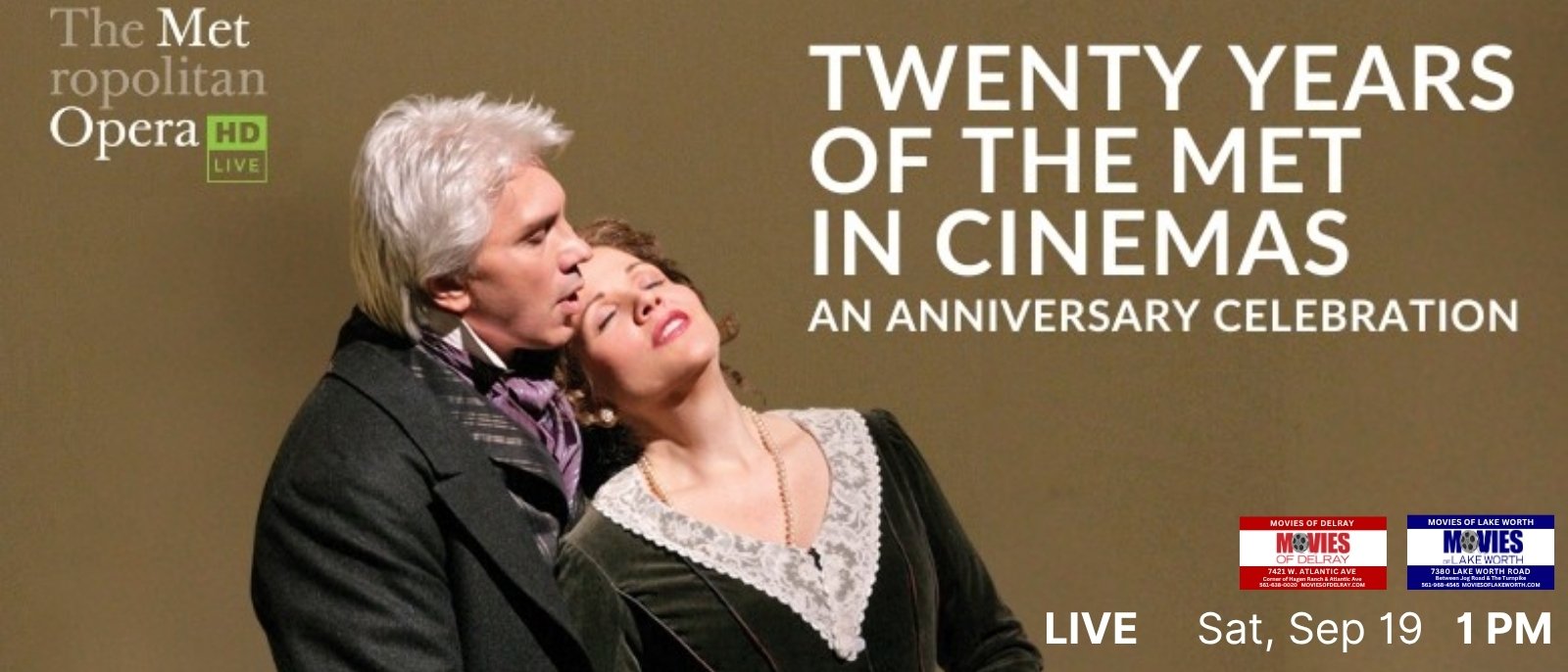 Twenty Years of the Met in Cinemas: An Anniversary Celebration