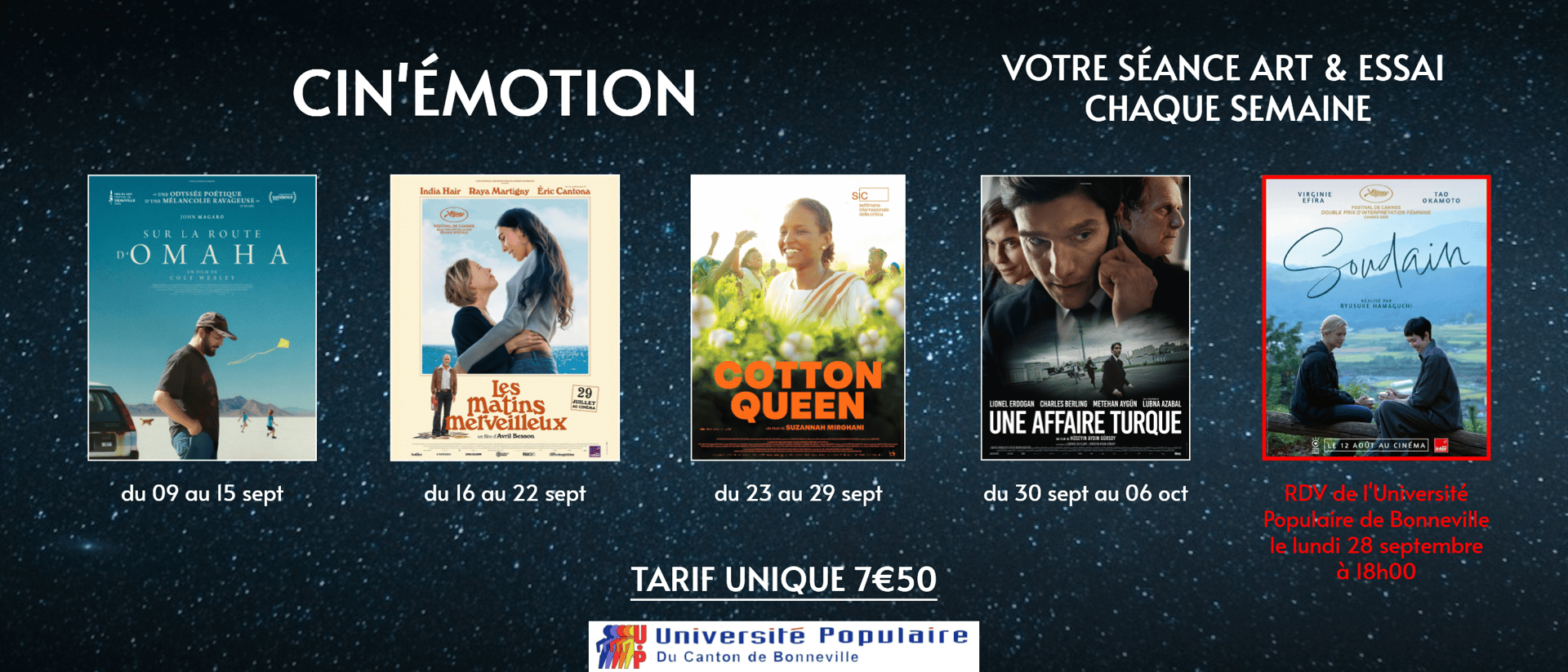 Programmation Cin'émotion