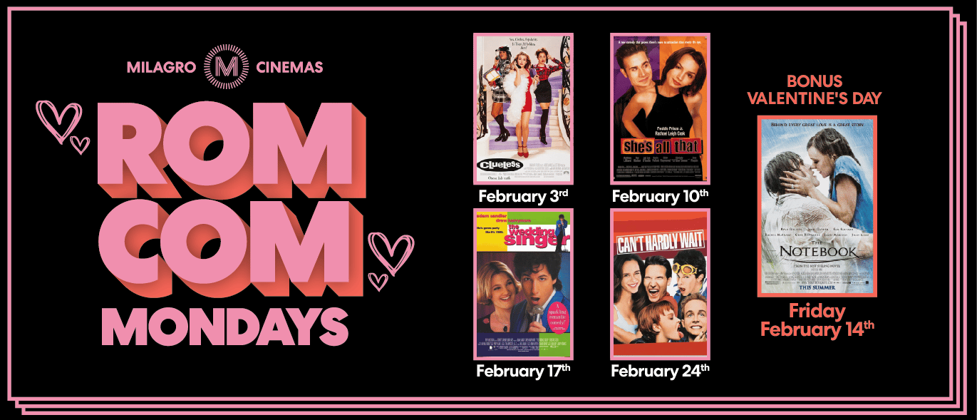 RomCom Mondays Banner