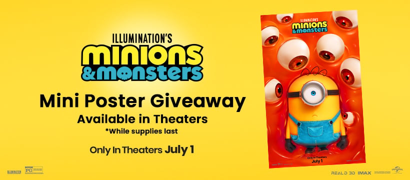 Minions & Monsters Mini One Sheets Promotion