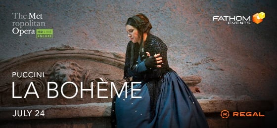 poster for the met opera la boheme