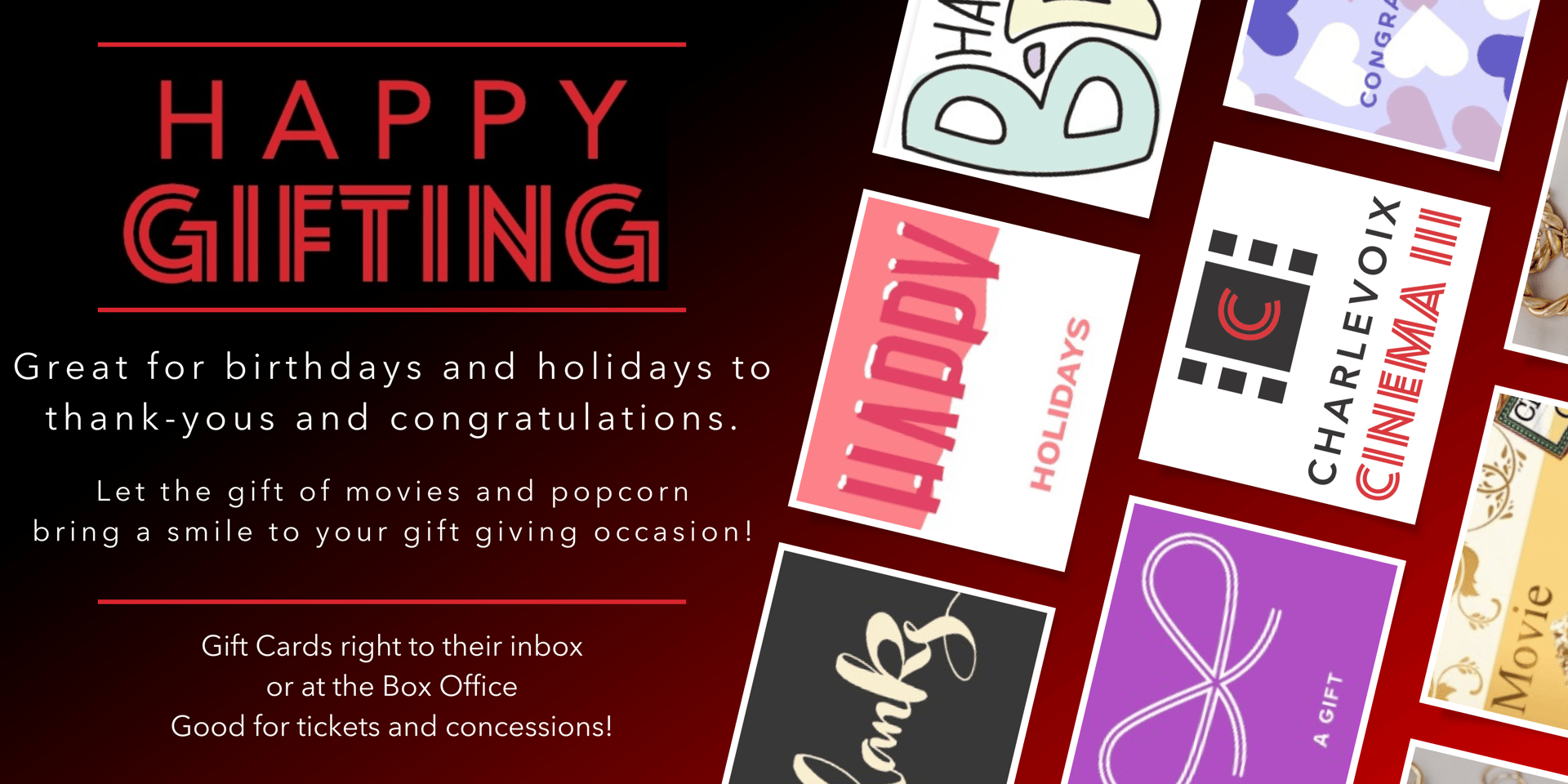 Gift Cards for gifting