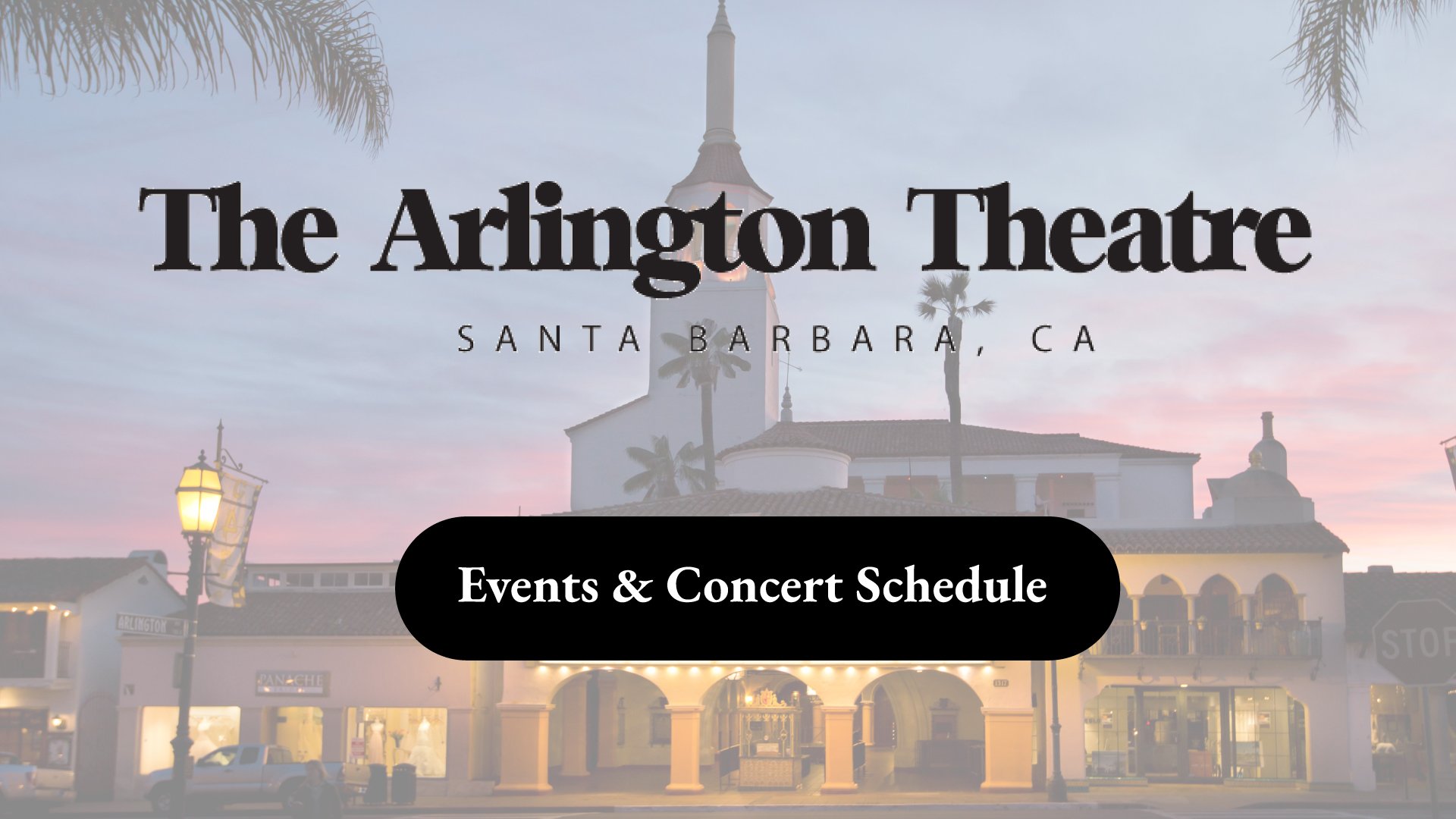Arlington Theatre Live Events