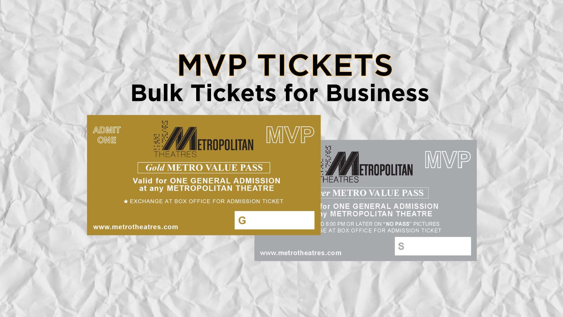 MVP Tickets