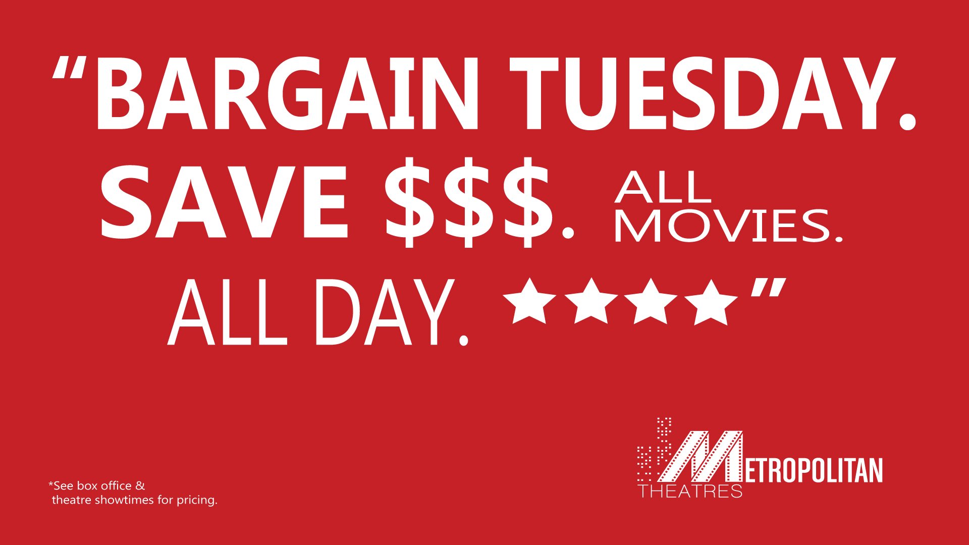 Bargain Tuesday