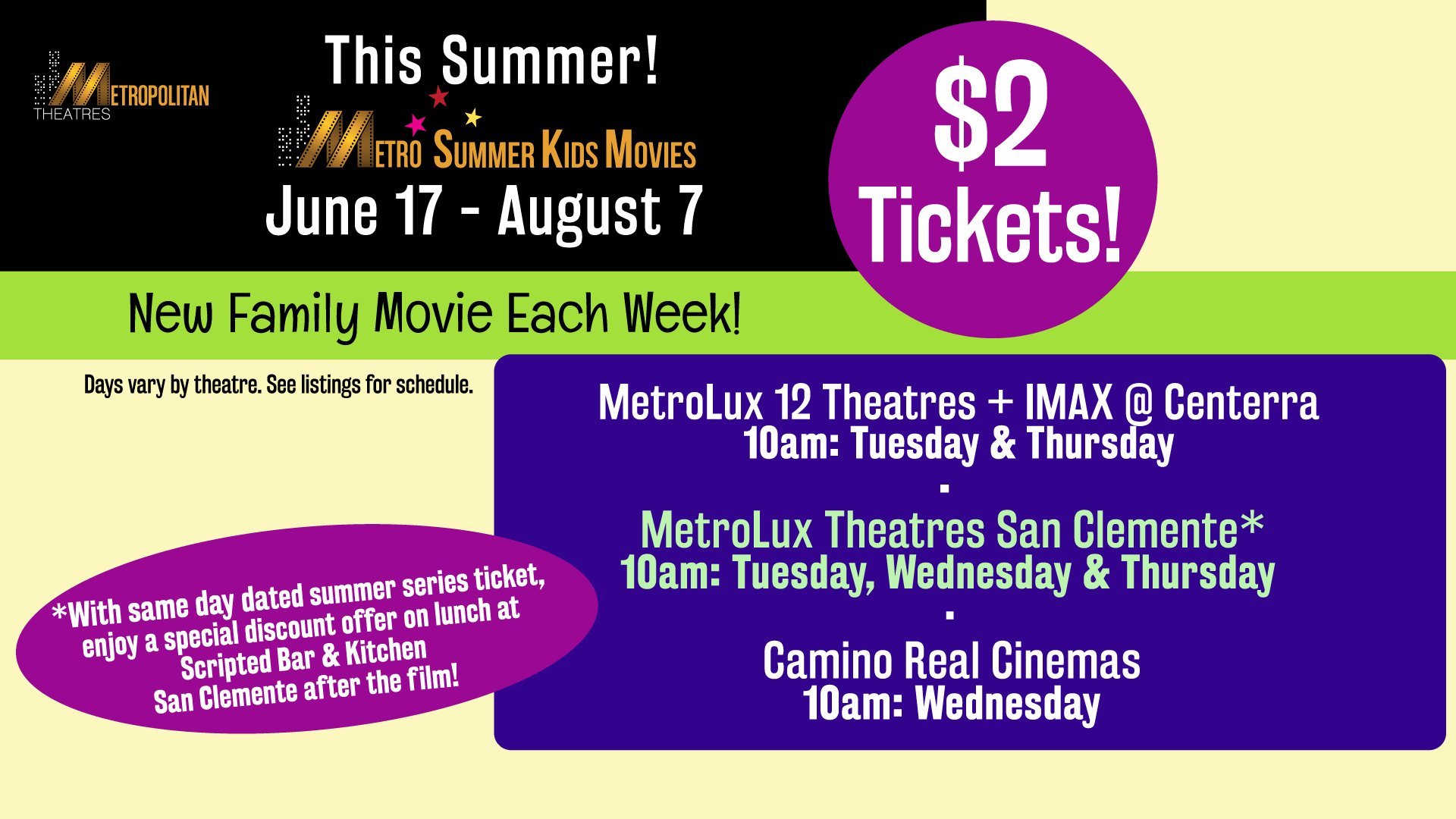 Metro Summer Kids Series