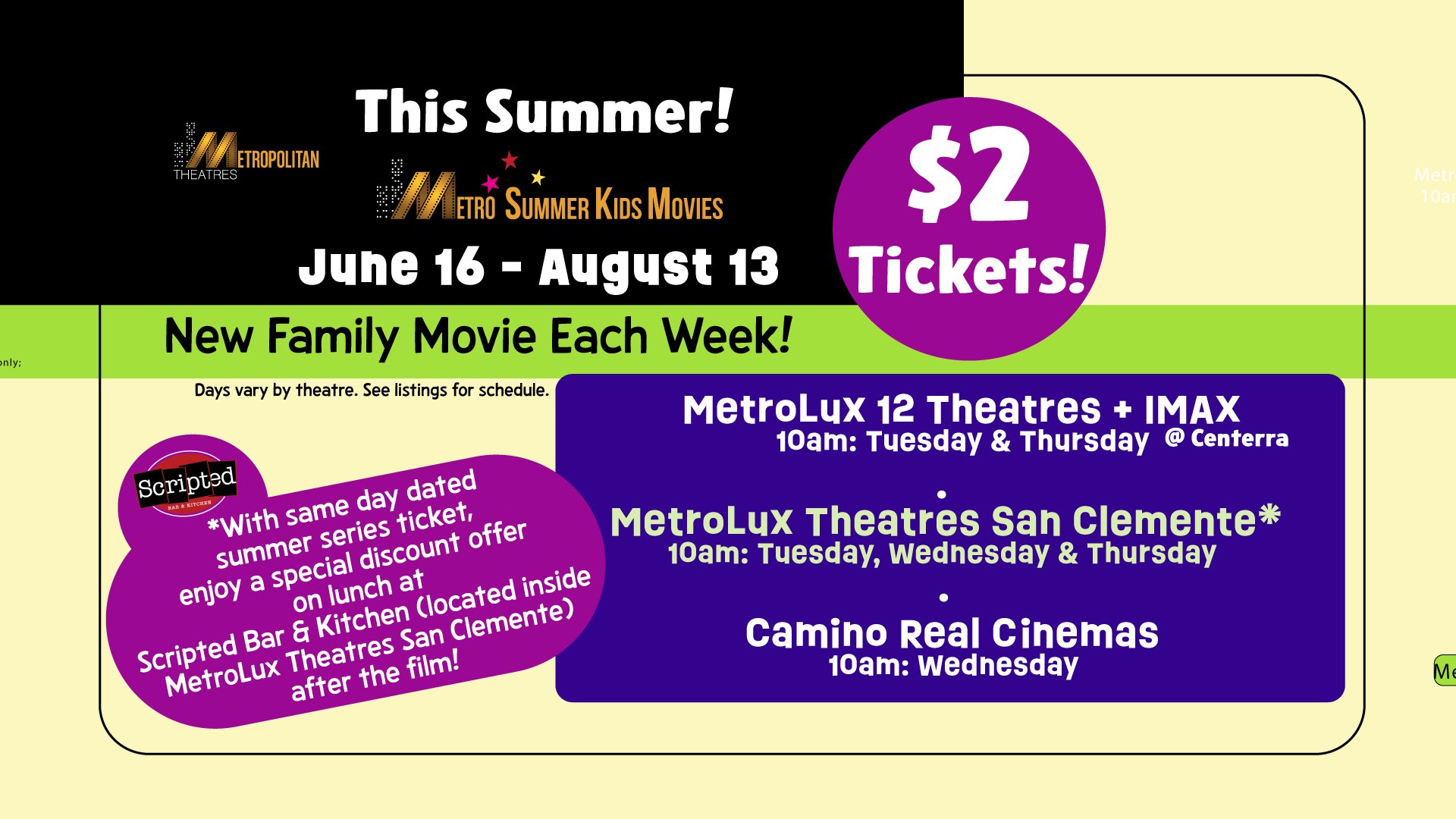 Metro Summer Kids Series