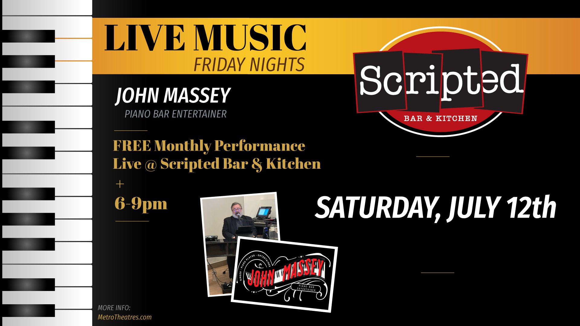 Scripted Bar & Kitchen Music Events