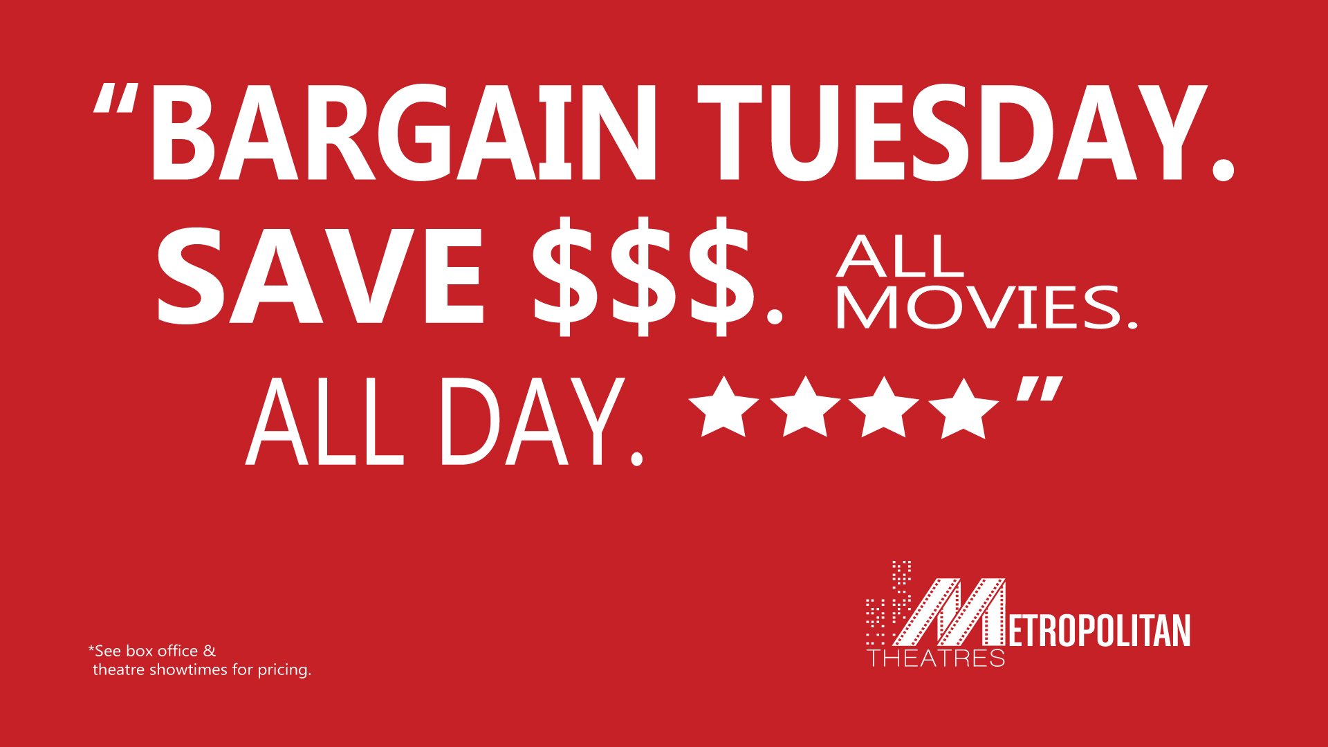 Bargain Tuesday