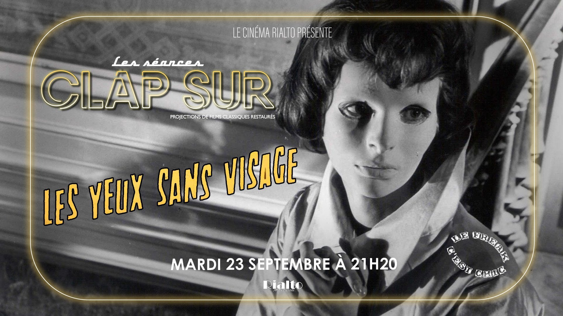 Clap Sur : Les Yeux Sans Visages de Georges Franju