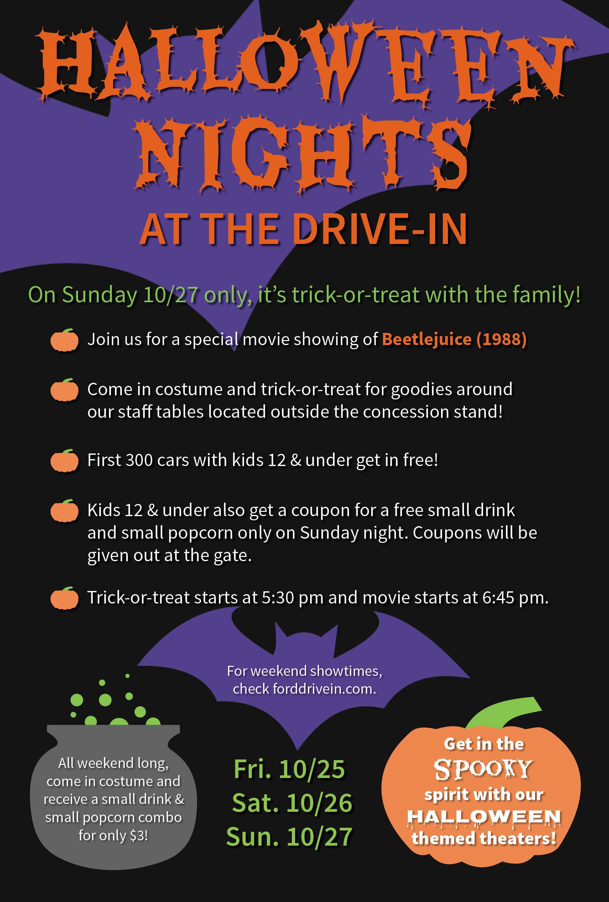 Halloween Nights at the Drive-In