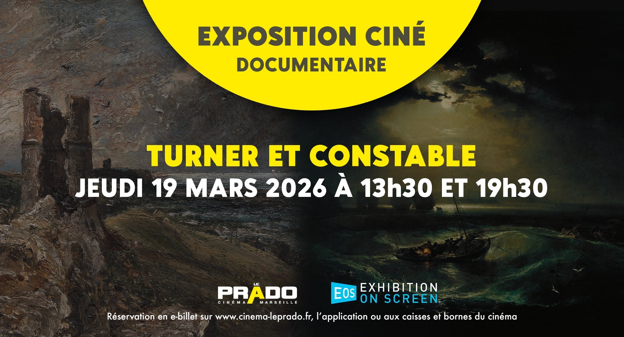 Exposition Ciné : Turner & Constable